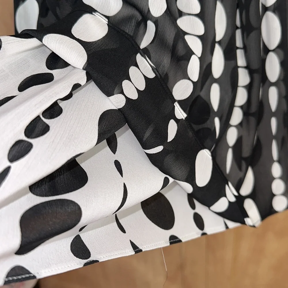 ANNE Klein  Chiffon Dot Tank,  Size 0X NWOT - Picture 5 of 10